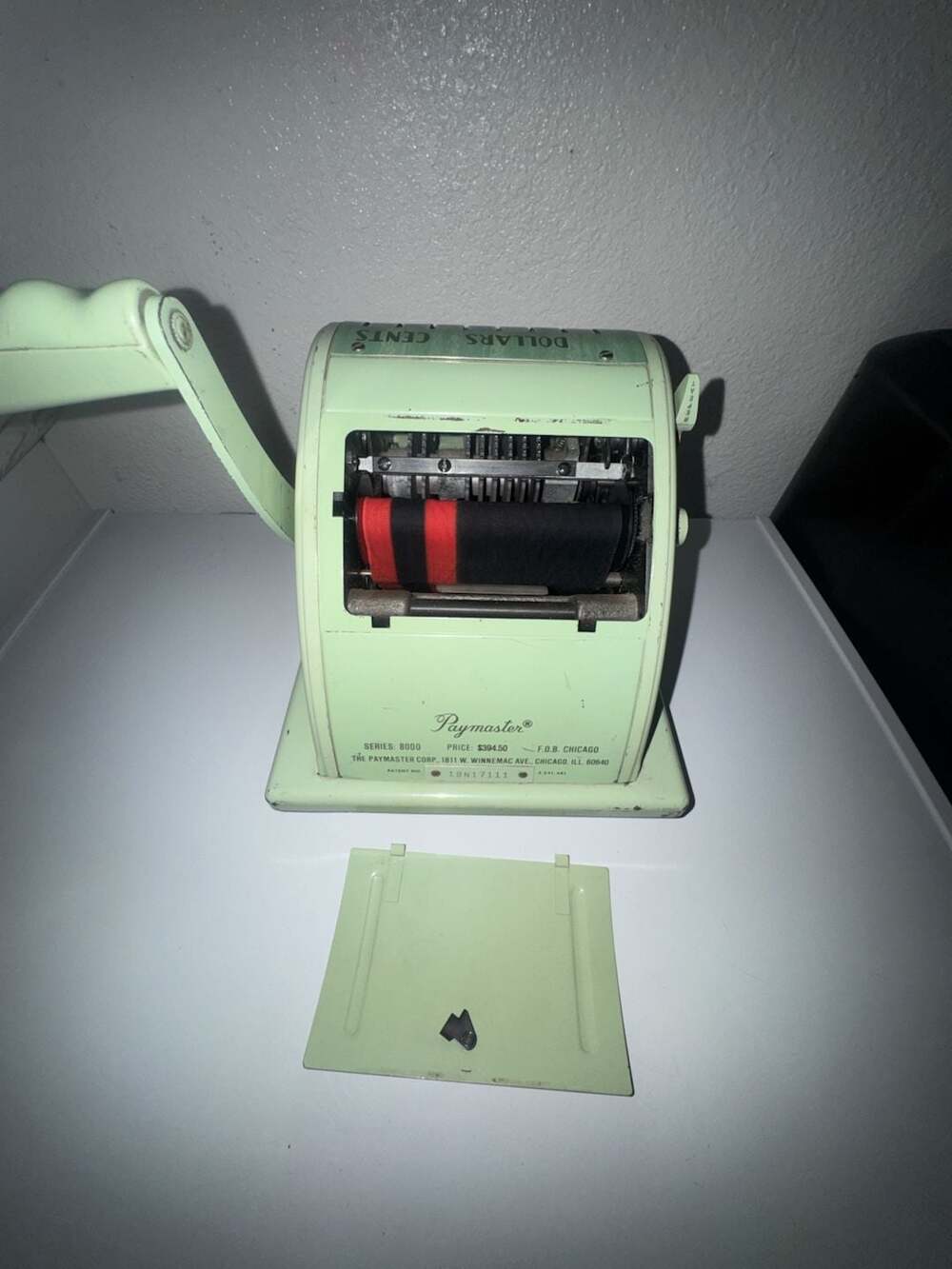 Vintage Paymaster Ribbon Writer Check Protector Machine - Picture 15 of 15